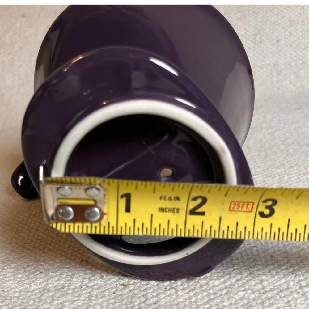 Purple Ceramic Coffee Pour Over Dripper Cone Brewer
